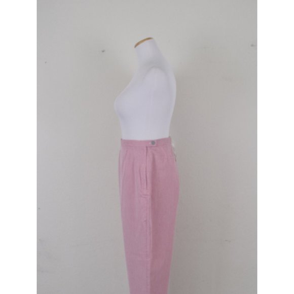 Vintage 90s deadstock Stretch‎ Micro Stripes Pants size 8 | 27 waist - Picture 4 of 9